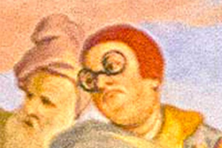Caltanissetta, Chiesa di San Michele - Uomo con gli occhiali