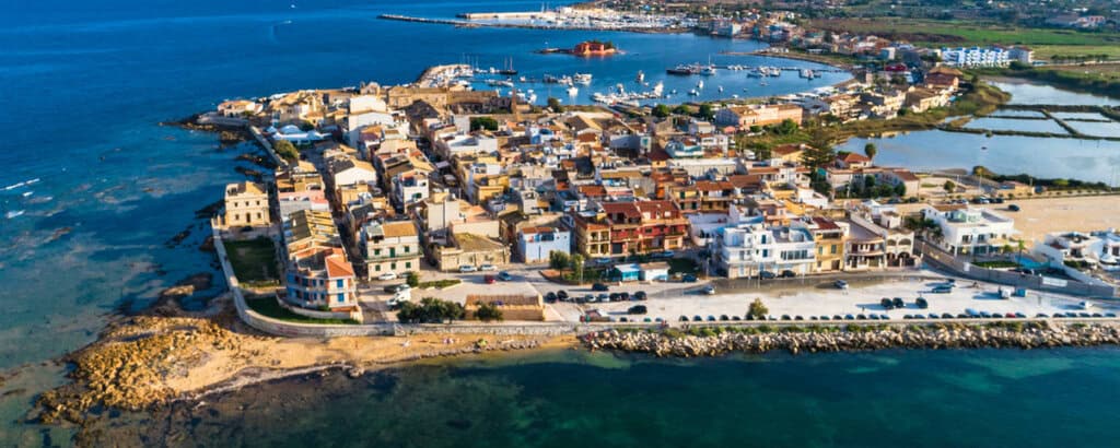 Panorama della Mansarda al porto turistico di Marzamemi