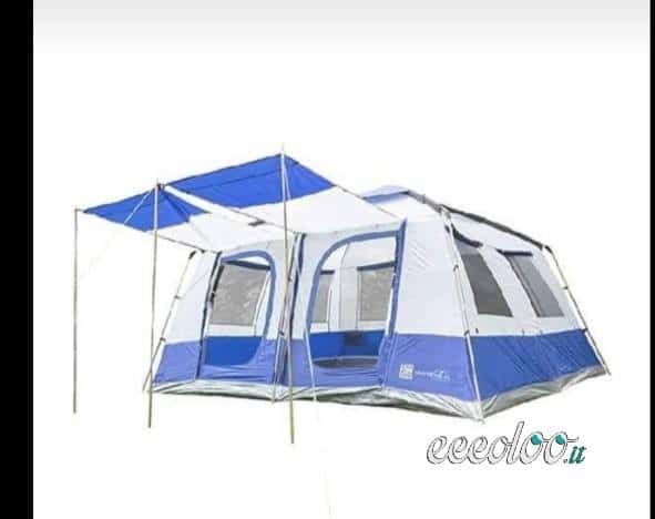 Tenda da campeggio con cabine e veranda. €.300 fate offerte!