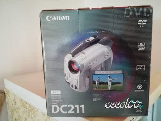 Videocamera digitale Cannon Dc211. €. 150