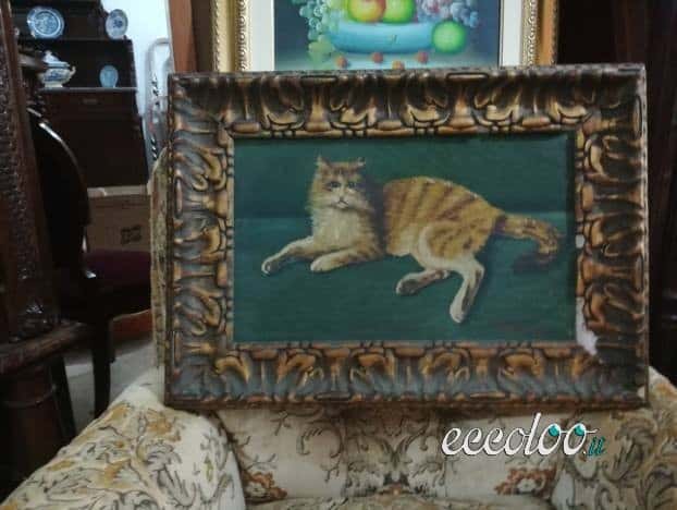 Dipinto Patrone “il gatto” 64×46 a €. 60