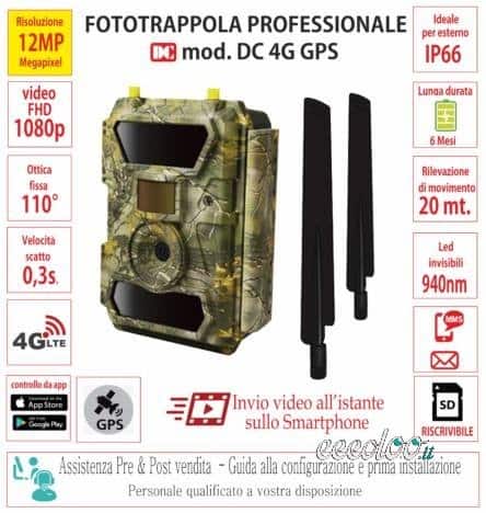 Fototrappola Professionale con avviso in tempo reale. 12 Mpx. €. 265