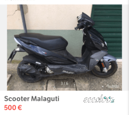 Scooter Malaguti in ottime condizioni da sistemare… €. 600