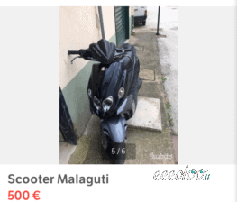 Scooter Malaguti in ottime condizioni da sistemare… €. 600