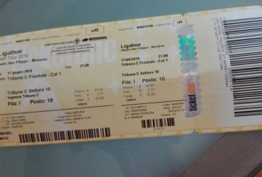 Biglietto scontato concerto Ligabue. €. 40