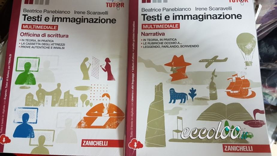 Libro italiano: Testi e immaginazione – liceo Coreutico R.Margherita Palermo. €. 12