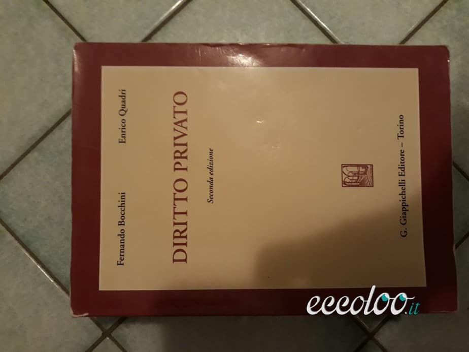 Diritto privato Bocchini Quadri. €. 30