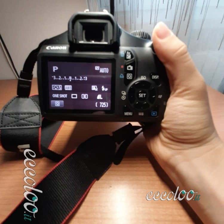 Canon EOS 1100d macchinetta fotografica